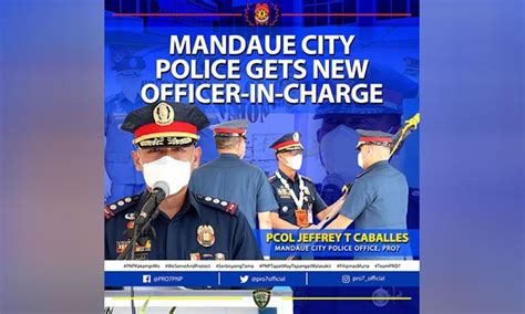 Mandaue City Police Office names new chief .